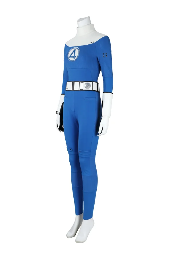 The Fantastic Four: First Steps Invisible Woman Sue Storm Richards Cosplay Costume | Movie Outfit