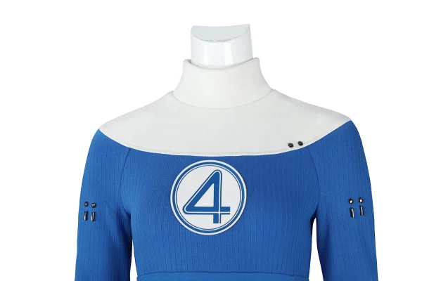 The Fantastic Four: First Steps Invisible Woman Sue Storm Richards Cosplay Costume | Movie Outfit