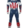The Falcon and the Winter Soldier Captain America Cosplay Costume | TV Series Outfit