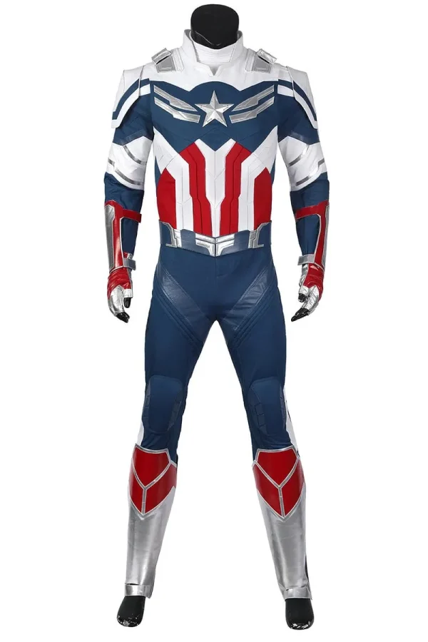 The Falcon and the Winter Soldier Captain America Cosplay Costume | TV Series Outfit