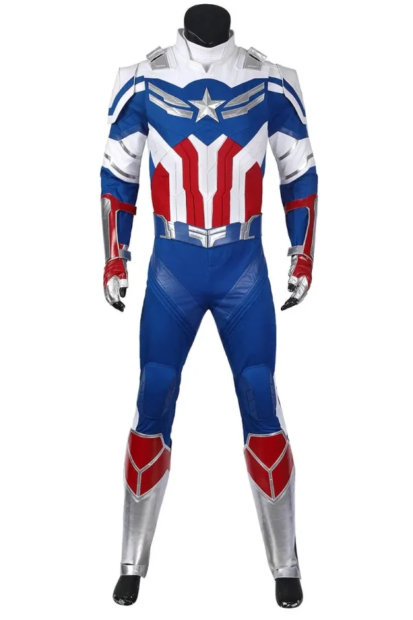 The Falcon and the Winter Soldier Captain America Sam Wilson Cosplay Costume | TV Series Outfit