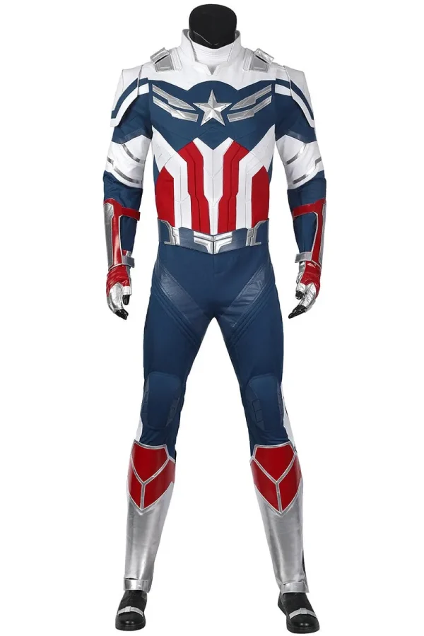 The Falcon and the Winter Soldier Captain America Cosplay Costume | TV Series Outfit