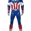 The Falcon and the Winter Soldier Captain America Sam Wilson Cosplay Costume | TV Series Outfit