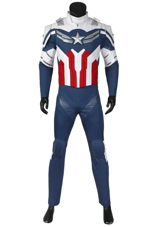 The Falcon and the Winter Soldier Captain America Cosplay Costume | TV Series Outfit