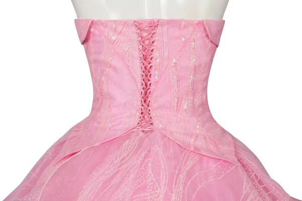 Wicked Glinda Cosplay Costume | Movie Outfit