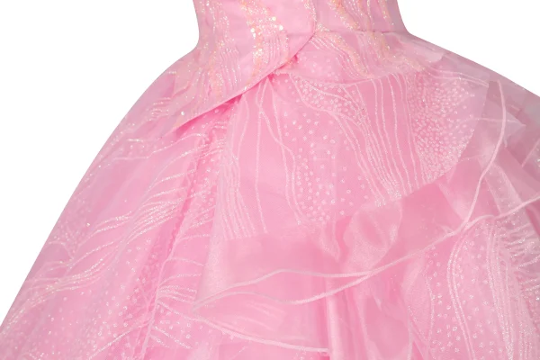 Wicked Glinda Cosplay Costume | Movie Outfit