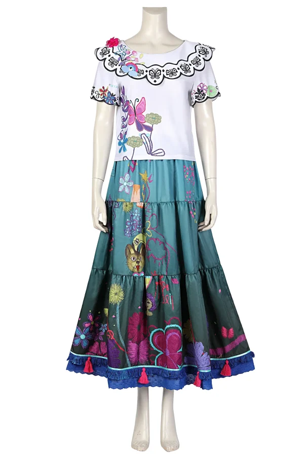 Encanto Mirabel Madrigal Cosplay Costume | Movie Outfit