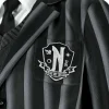 Wednesday Season 2 Wednesday Addams Nevermore Academy Uniform Cosplay Costume | TV Series Outfit