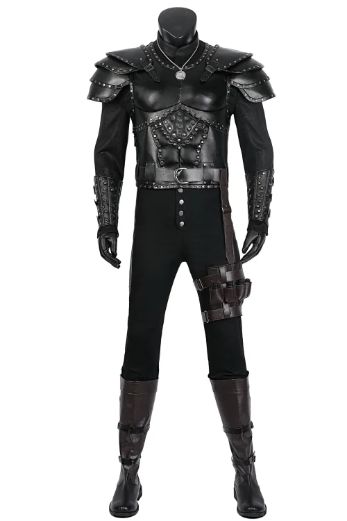 The Witcher (2019) Season 2 Geralt of Rivia Cosplay Costume | TV Series Outfit