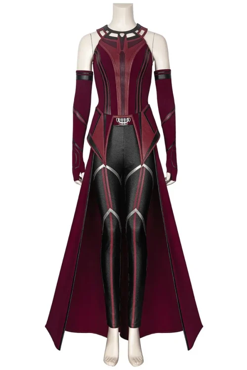 WandaVision Scarlet Witch Wanda Maximoff Cosplay Costume | TV Series Outfit