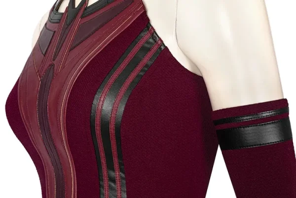 WandaVision Scarlet Witch Wanda Maximoff Cosplay Costume | TV Series Outfit