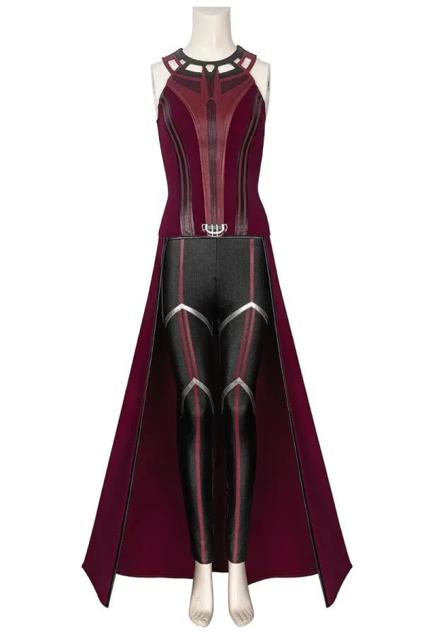 WandaVision Scarlet Witch Wanda Maximoff Cosplay Costume | TV Series Outfit