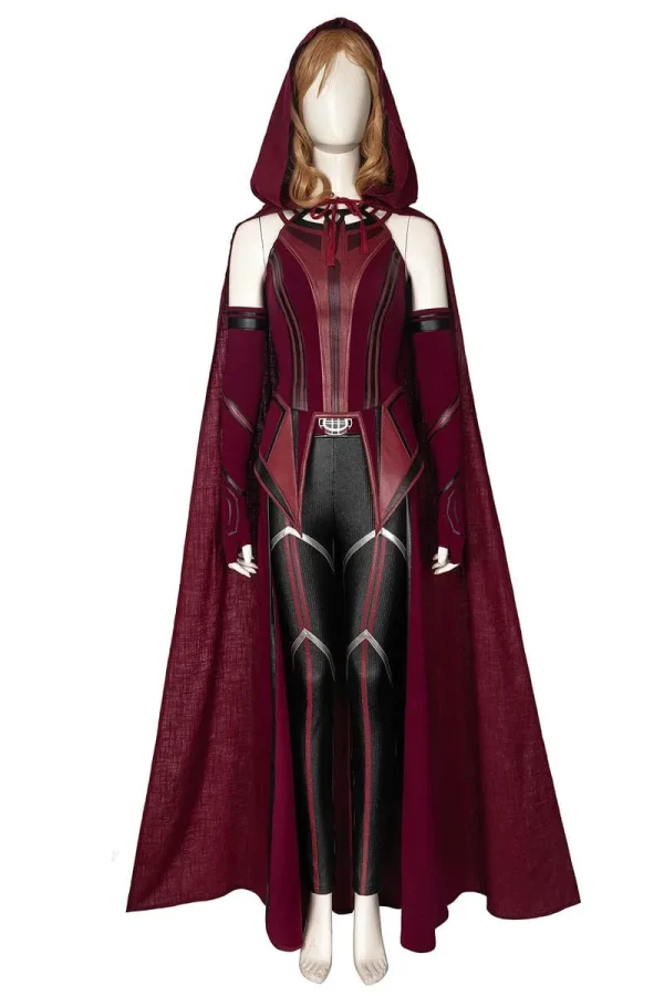 WandaVision Scarlet Witch Wanda Maximoff Cosplay Costume | TV Series Outfit