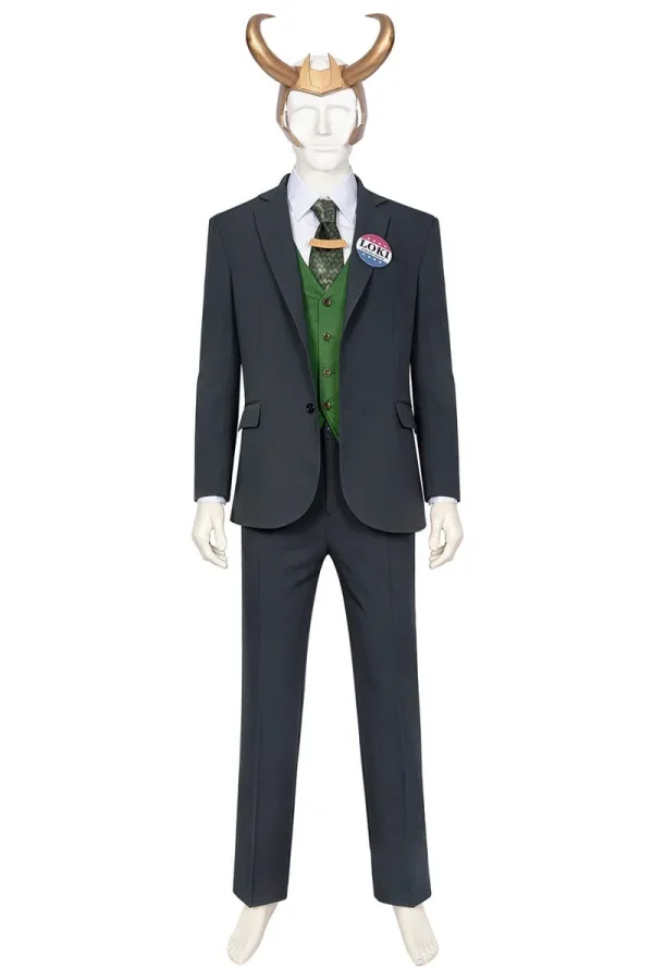 Loki Season 1 Cosplay Costume | TV Series Outfit