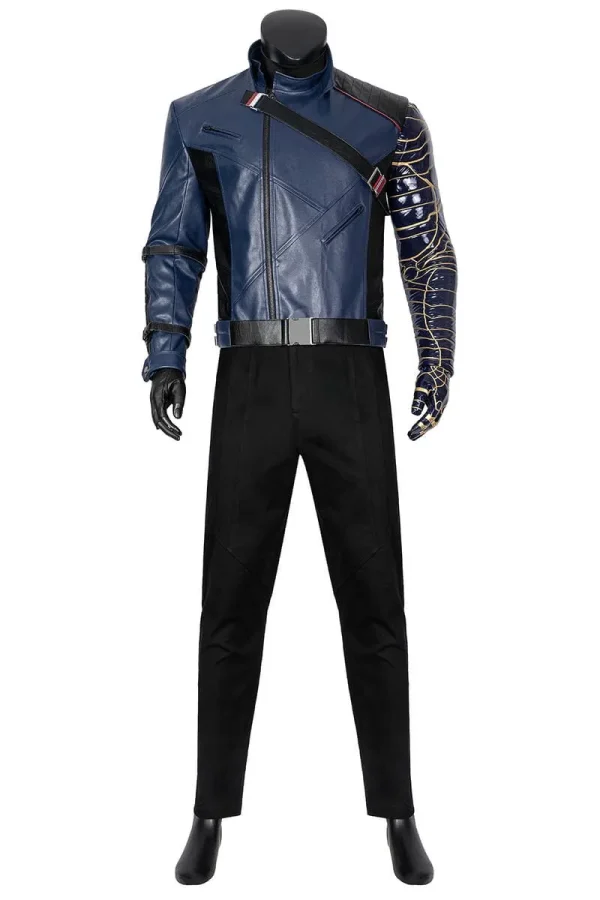 The Falcon and the Winter Soldier Winter Soldier Bucky Barnes Cosplay Costume | TV Series Outfit