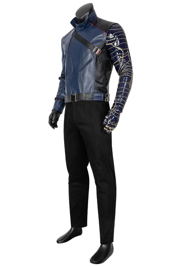 The Falcon and the Winter Soldier Winter Soldier Bucky Barnes Cosplay Costume | TV Series Outfit