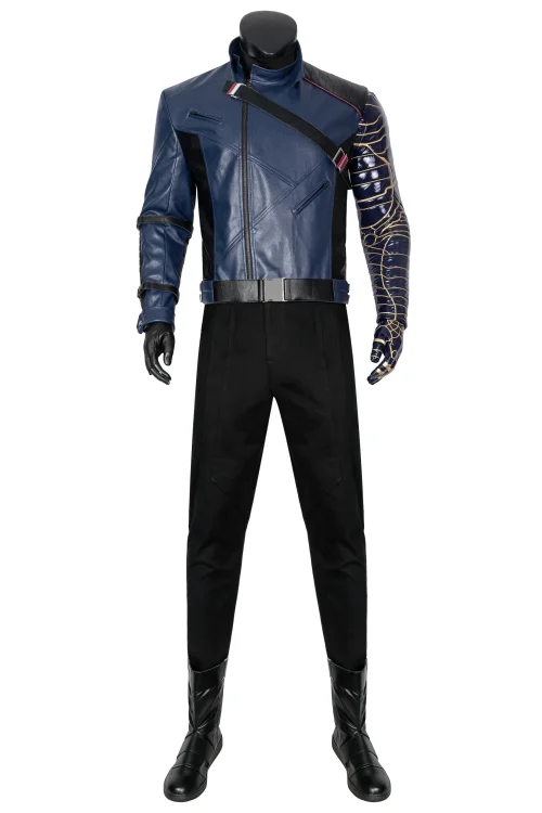 The Falcon and the Winter Soldier Winter Soldier Bucky Barnes Cosplay Costume | TV Series Outfit