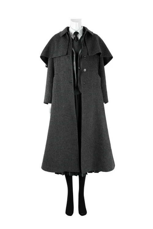 Wednesday Season 2 Wednesday Addams Nevermore Academy Uniform Cosplay Costume | TV Series Outfit