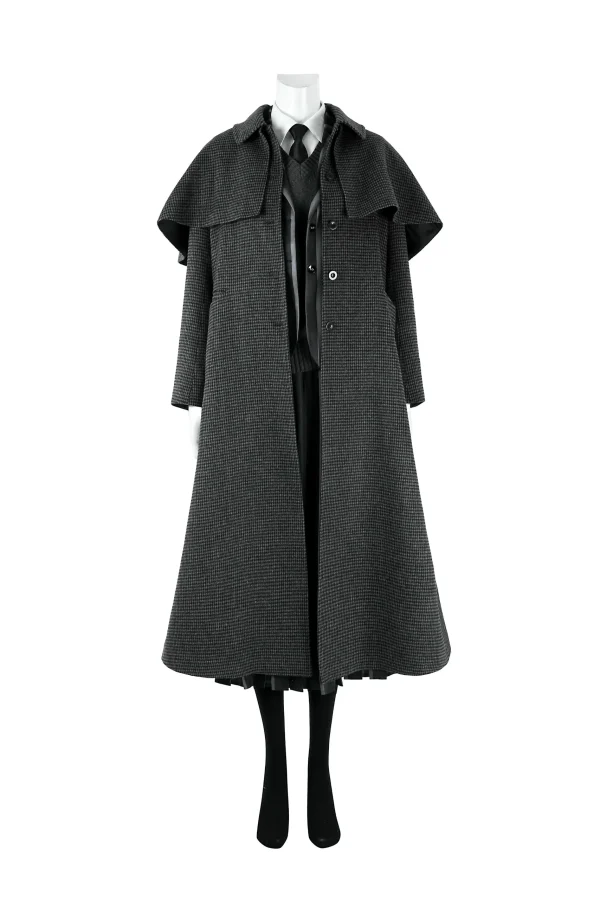 Wednesday Season 2 Wednesday Addams Nevermore Academy Uniform Cosplay Costume | TV Series Outfit