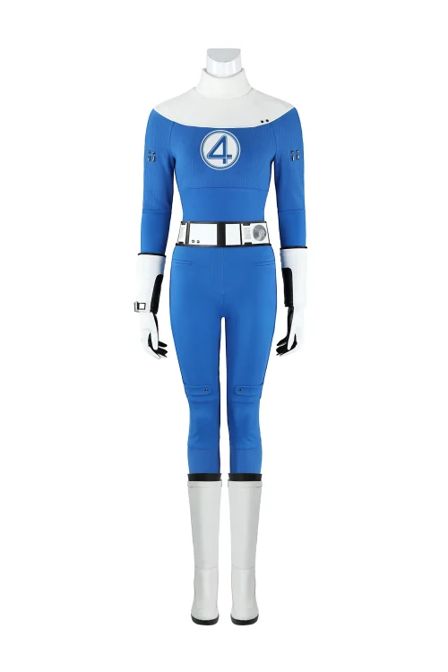 The Fantastic Four: First Steps Invisible Woman Sue Storm Richards Cosplay Costume | Movie Outfit