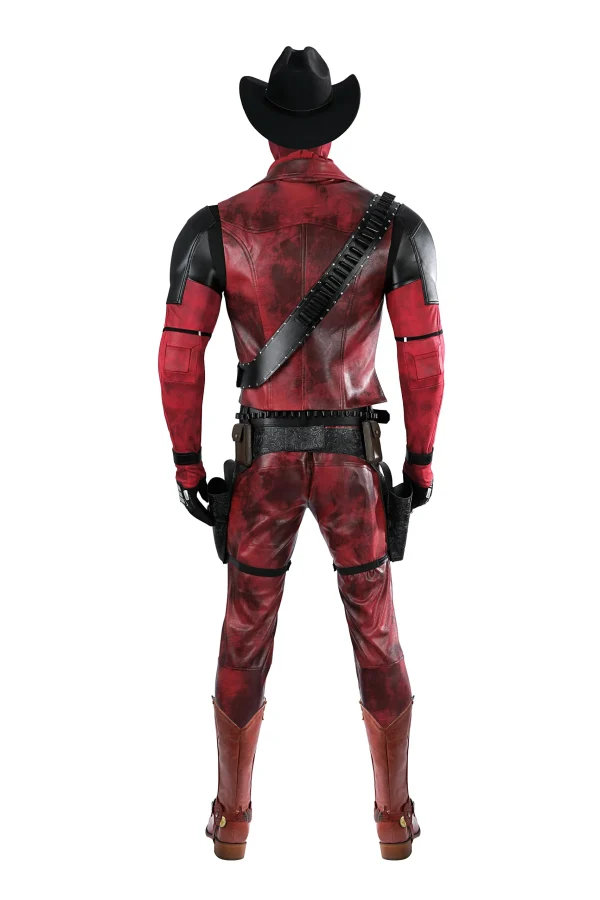 Deadpool & Wolverine Cowboy Deadpool Cosplay Costume | Movie Outfit