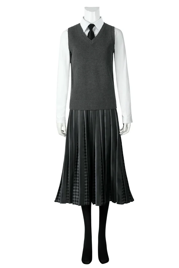 Wednesday Season 2 Wednesday Addams Nevermore Academy Uniform Cosplay Costume | TV Series Outfit