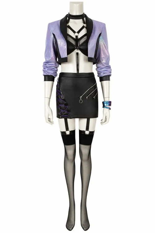 League of Legends K/DA ALL OUT Evelynn Cosplay Costume | Game Outfit