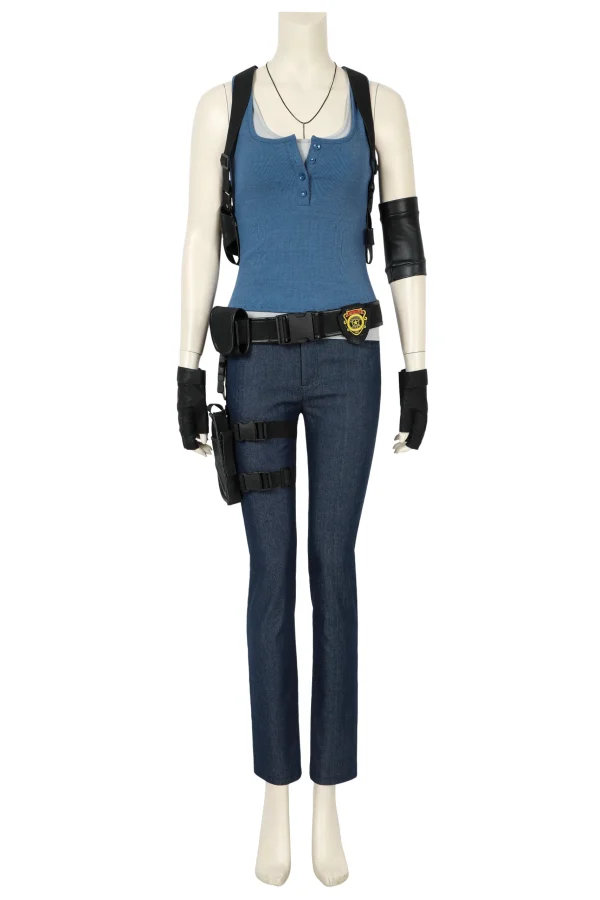 Resident Evil 3 Remake Jill Valentine Cosplay Costume | Game Outfit