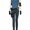 Resident Evil 3 Remake Jill Valentine Cosplay Costume | Game Outfit