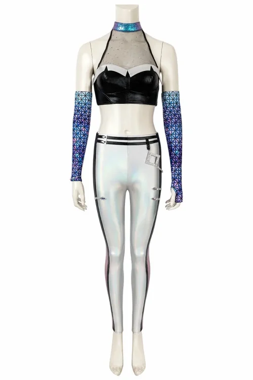 League of Legends K/DA ALL OUT Kai'Sa Cosplay Costume | Game Outfit