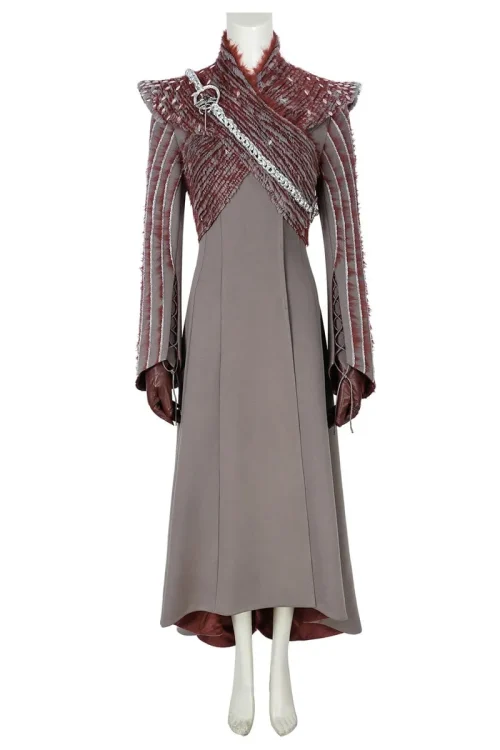 Game of Thrones Season 8 Daenerys Targaryen Mother of Dragons Cosplay Costume | TV Series Outfit