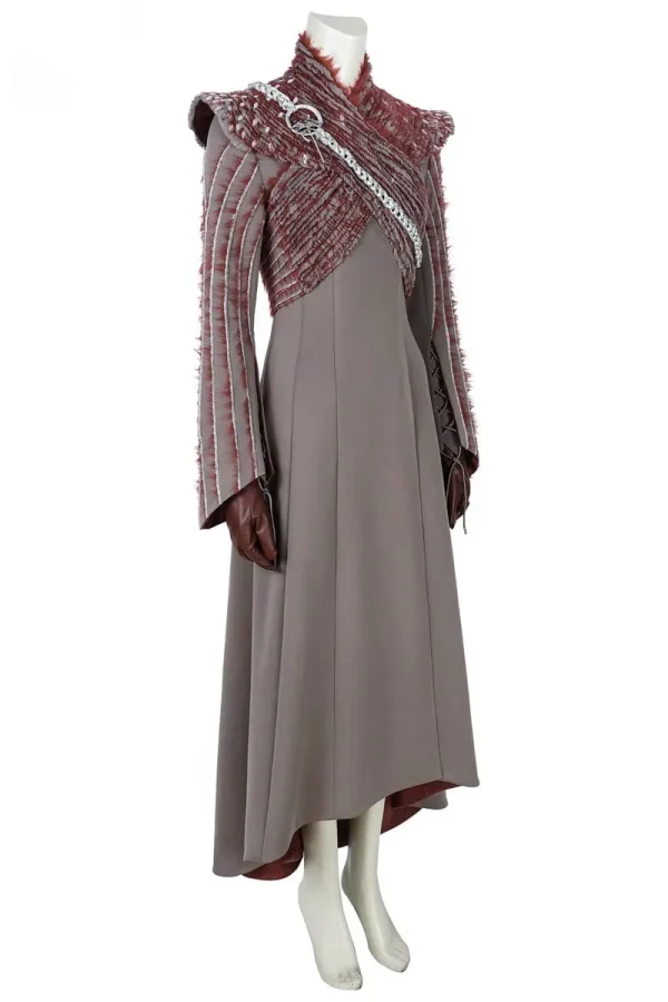 Game of Thrones Season 8 Daenerys Targaryen Mother of Dragons Cosplay Costume | TV Series Outfit
