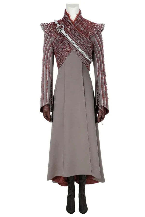 Game of Thrones Season 8 Daenerys Targaryen Mother of Dragons Cosplay Costume | TV Series Outfit