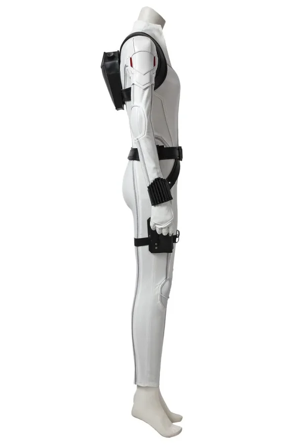 Black Widow Natasha Romanoff White Suit Cosplay Costume | Hero Outfit
