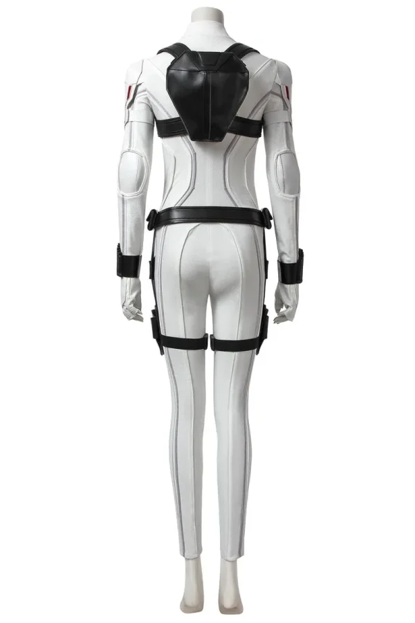 Black Widow Natasha Romanoff White Suit Cosplay Costume | Hero Outfit