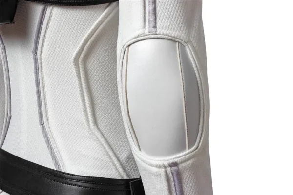 Black Widow Natasha Romanoff White Suit Cosplay Costume | Hero Outfit