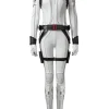 Black Widow Natasha Romanoff White Suit Cosplay Costume | Hero Outfit