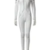 Black Widow Natasha Romanoff White Suit Cosplay Costume | Hero Outfit