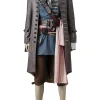 Pirates of the Caribbean: Dead Men Tell No Tales Captain Jack Sparrow Cosplay Costume | Movie Outfit