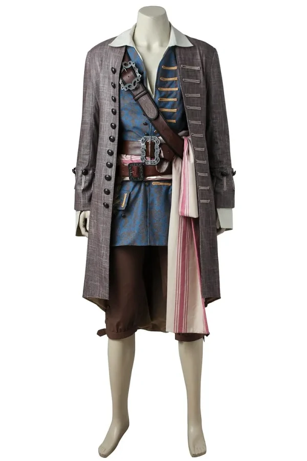 Pirates of the Caribbean: Dead Men Tell No Tales Captain Jack Sparrow Cosplay Costume | Movie Outfit