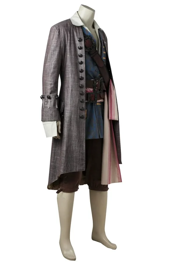 Pirates of the Caribbean: Dead Men Tell No Tales Captain Jack Sparrow Cosplay Costume | Movie Outfit