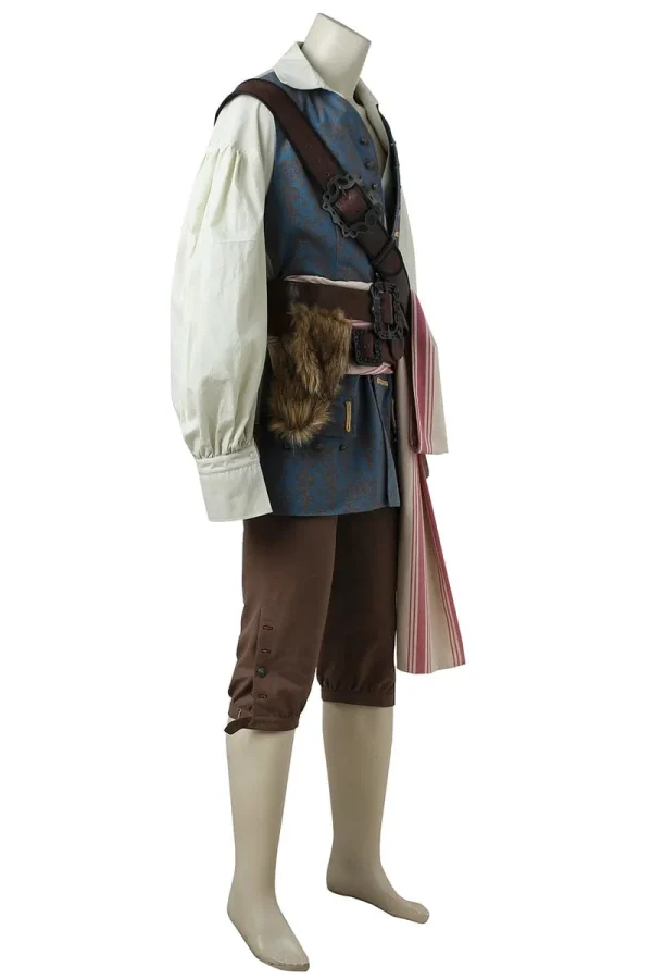 Pirates of the Caribbean: Dead Men Tell No Tales Captain Jack Sparrow Cosplay Costume | Movie Outfit