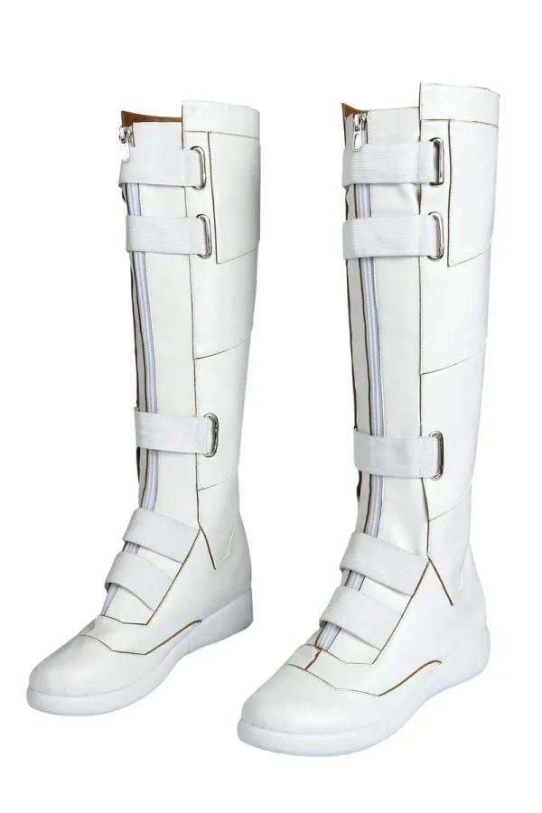 Black Widow Natasha Romanoff White Suit Cosplay Costume | Hero Outfit