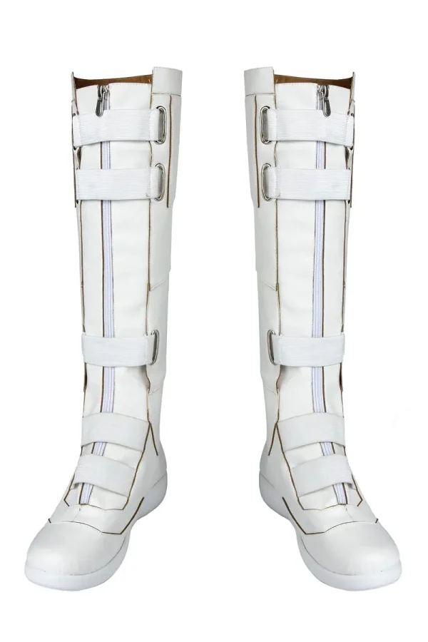 Black Widow Natasha Romanoff White Suit Cosplay Costume | Hero Outfit