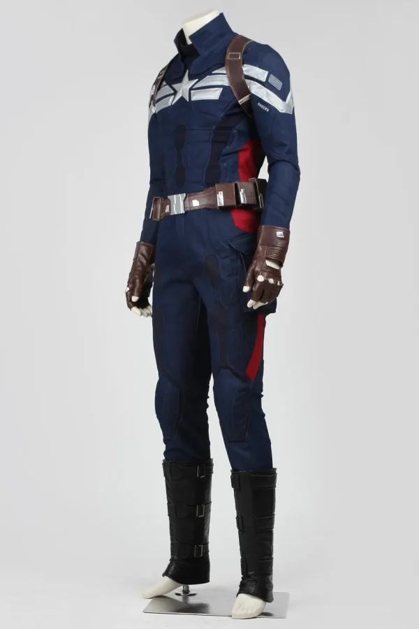 Captain America: The Winter Soldier Captain America Steve Rogers Cosplay Costume | Hero Outfit