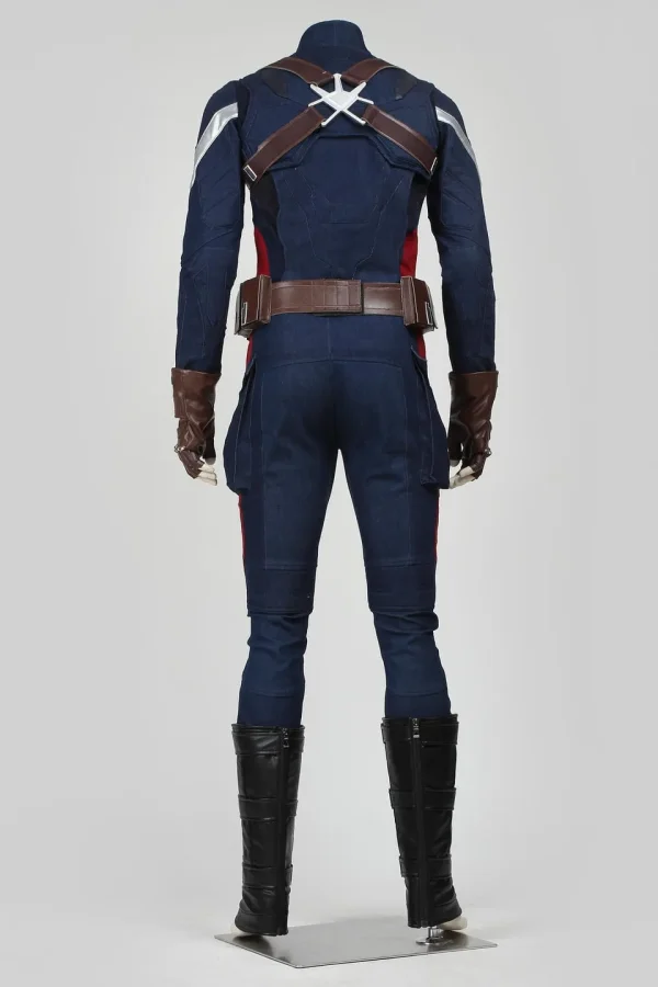 Captain America: The Winter Soldier Captain America Steve Rogers Cosplay Costume | Hero Outfit