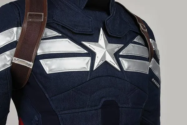 Captain America: The Winter Soldier Captain America Steve Rogers Cosplay Costume | Hero Outfit