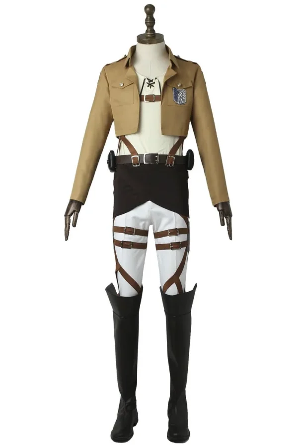 Attack on Titan Eren Yeager Survey Corps Cosplay Costume | Anime Outfit
