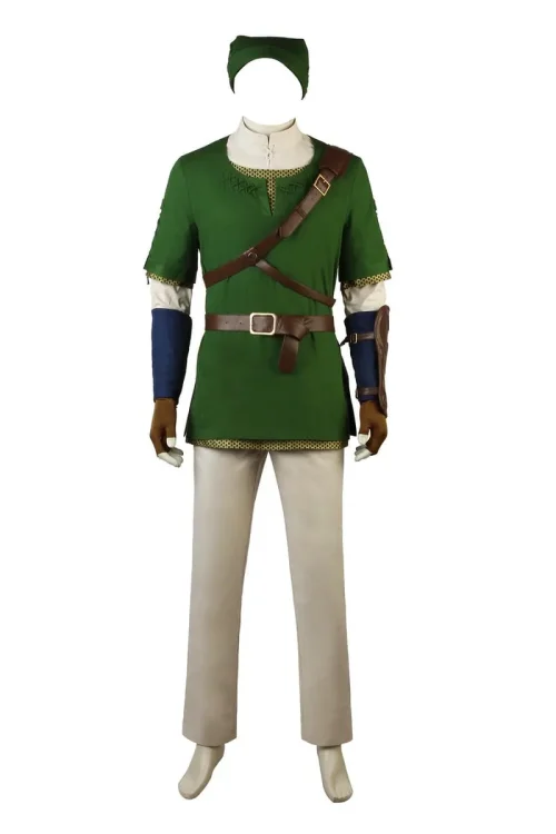 The Legend of Zelda: Twilight Princess Link Cosplay Costume | Game Outfit