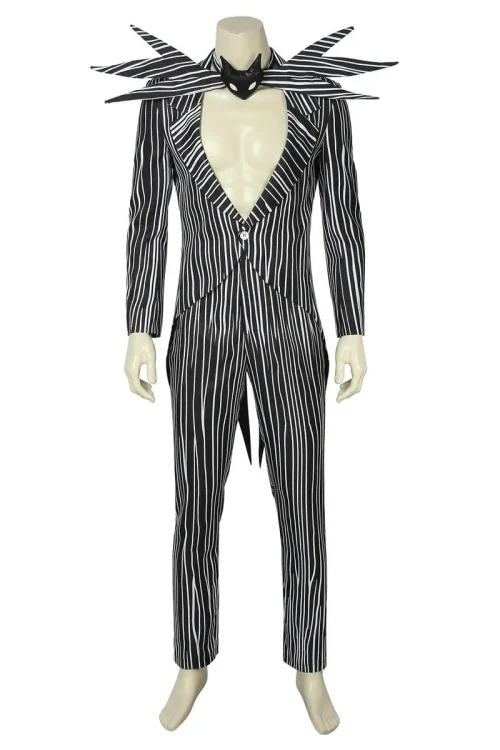 The Nightmare Before Christmas Jack Skellington Cosplay Costume | Movie Outfit